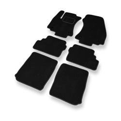 Tapis de sol velours pour Opel Zafira A (1999-2005) - Premium tapis de voiture - noir - DGS Autodywan