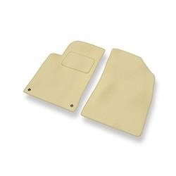 Tapis de sol velours pour Peugeot 508 (2011-2017) - Premium tapis de voiture - beige - DGS Autodywan