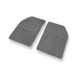 Tapis de sol velours pour Renault Kangoo I (1997-2007) - Premium tapis de voiture - gris - DGS Autodywan