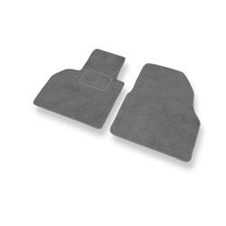 Tapis de sol velours pour Renault Kangoo II (2012-2021) - Premium tapis de voiture - gris - DGS Autodywan