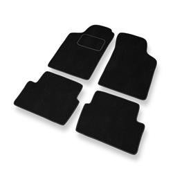 Tapis de sol velours pour Renault Laguna I (1993-2000) - Premium tapis de voiture - noir - DGS Autodywan