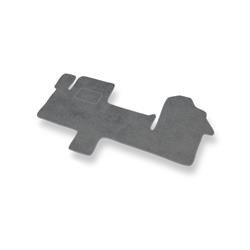 Tapis de sol velours pour Renault Master IV (3 places) (2010-2019) - Premium tapis de voiture - gris - DGS Autodywan