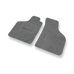 Tapis de sol velours pour Renault Twingo I (1992-2007) - Premium tapis de voiture - gris - DGS Autodywan