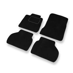 Tapis de sol velours pour Renault Vel Satis (2001-2009) - Premium tapis de voiture - noir - DGS Autodywan