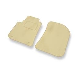 Tapis de sol velours pour Rover 75 (1999-2005) - Premium tapis de voiture - beige - DGS Autodywan