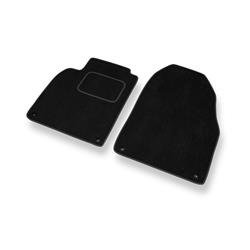 Tapis de sol velours pour Saab 9-3 II (2002-2012) - Premium tapis de voiture - noir - DGS Autodywan