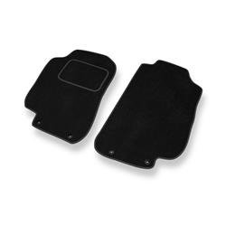 Tapis de sol velours pour Saab 9-5 I (1997-2010) - Premium tapis de voiture - noir - DGS Autodywan