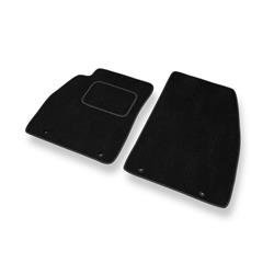 Tapis de sol velours pour Saab 9-5 II (2010-2012) - Premium tapis de voiture - noir - DGS Autodywan