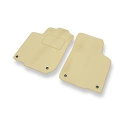 Tapis de sol velours pour Skoda Octavia I (1996-2010) - Premium tapis de voiture - beige - DGS Autodywan