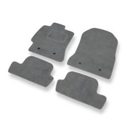 Tapis de sol velours pour Subaru BRZ (2012-2020) - Premium tapis de voiture - gris - DGS Autodywan