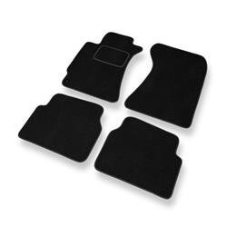 Tapis de sol velours pour Subaru Forester II (2002-2008) - Premium tapis de voiture - noir - DGS Autodywan