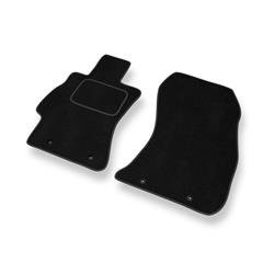 Tapis de sol velours pour Subaru Forester IV (2012-2018) - Premium tapis de voiture - noir - DGS Autodywan