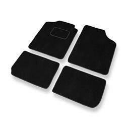 Tapis de sol velours pour Subaru Justy III (2003-2007) - Premium tapis de voiture - noir - DGS Autodywan