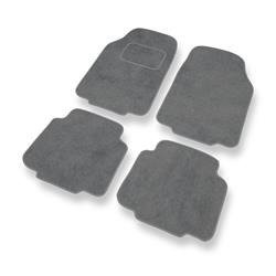 Tapis de sol velours pour Subaru Justy IV (2007-2010) - Premium tapis de voiture - gris - DGS Autodywan