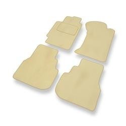 Tapis de sol velours pour Subaru Legacy III (1998-2003) - Premium tapis de voiture - beige - DGS Autodywan