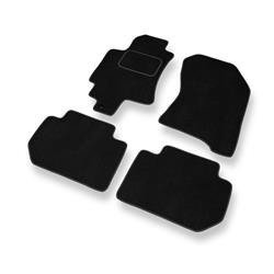 Tapis de sol velours pour Subaru Tribeca II (2007-2014) - Premium tapis de voiture - noir - DGS Autodywan