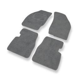 Tapis de sol velours pour Suzuki Baleno I (1995-2003) - Premium tapis de voiture - gris - DGS Autodywan