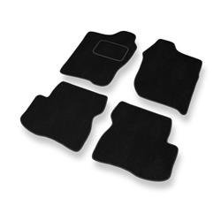 Tapis de sol velours pour Suzuki Jimny (1998-....) - Premium tapis de voiture - noir - DGS Autodywan