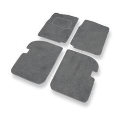 Tapis de sol velours pour Suzuki Vitara I (1988-1997) - Premium tapis de voiture - gris - DGS Autodywan