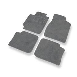 Tapis de sol velours pour Toyota Avalon II (2000-2004) - Premium tapis de voiture - gris - DGS Autodywan