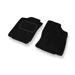 Tapis de sol velours pour Toyota Land Cruiser J90 (3 portes) (1996-2003) - Premium tapis de voiture - noir - DGS Autodywan