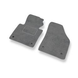 Tapis de sol velours pour Volkswagen Caddy III (2004-2015) - Premium tapis de voiture - gris - DGS Autodywan