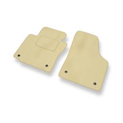 Tapis de sol velours pour Volkswagen Eos I (2006-2012) - Premium tapis de voiture - beige - DGS Autodywan