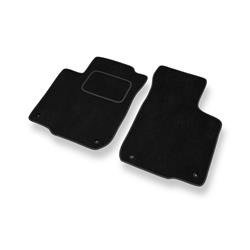 Tapis de sol velours pour Volkswagen Golf IV (1997-2006) - Premium tapis de voiture - noir - DGS Autodywan