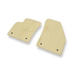 Tapis de sol velours pour Volvo C70 II (2006-2014) - Premium tapis de voiture - beige - DGS Autodywan