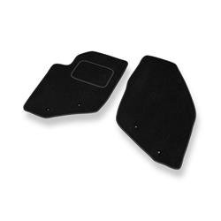 Tapis de sol velours pour Volvo S60 I (2000-2009) - Premium tapis de voiture - noir - DGS Autodywan