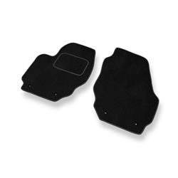 Tapis de sol velours pour Volvo S80 II (2006-2016) - Premium tapis de voiture - noir - DGS Autodywan