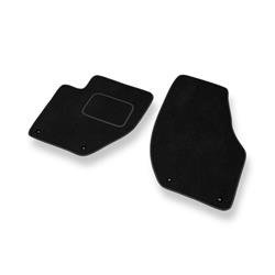 Tapis de sol velours pour Volvo V40 II (2012-2019) - Premium tapis de voiture - noir - DGS Autodywan