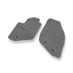 Tapis de sol velours pour Volvo V70 II (2000-2007) - Premium tapis de voiture - gris - DGS Autodywan