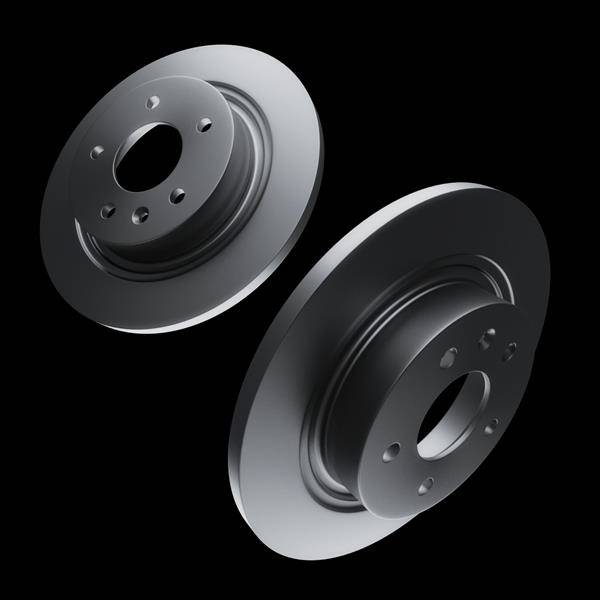 2x Les disques de frein pour Opel Zafira C Tourer Monospace (2011-2019) -  pleine - 292mm - Tomex - TX 72-59 (essieu arrière)