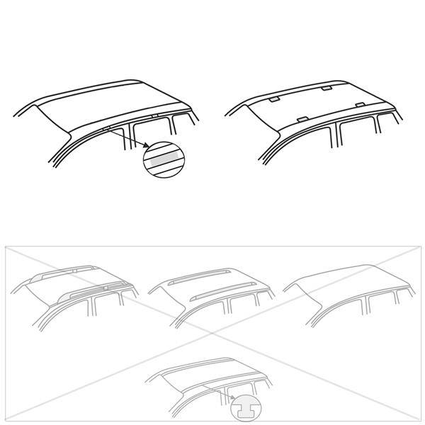 Barres de toit pour Citroen C4 Picasso 2007 à 2013