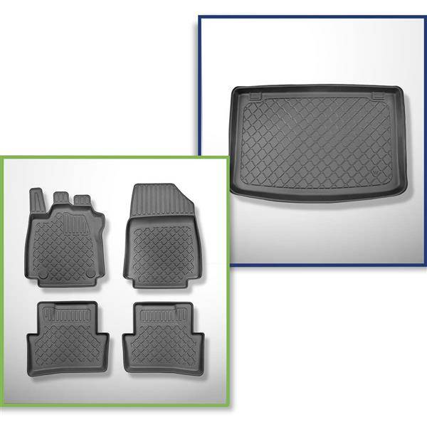 Tapis de coffre antidérapant pour véhicule de société - RENAULT CLIO 4