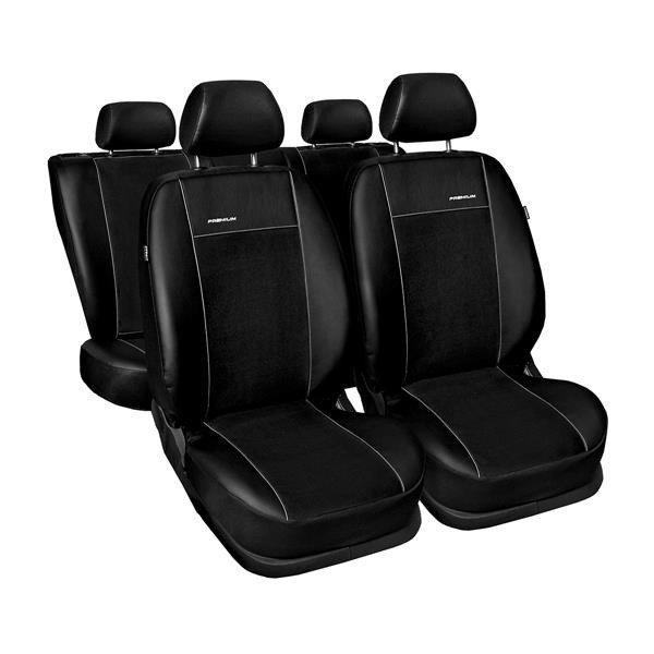  Housse siege voiture Housse de siège auto universelle noire en  cuir imperméable for Audi A3 / A4 / A4 / A8 / Q3 / Q5 / RS4