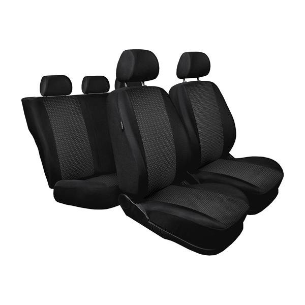 Housses de siège sur mesure pour Citroen C4 Picasso Monospace (2006-2013) -  housse siege voiture - couverture siege - Auto-Dekor - Practic - noir