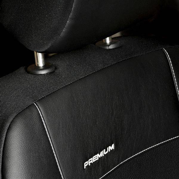 Housses de siège sur mesure pour Mitsubishi ASX SUV (2010-2021) - housse  siege voiture - couverture siege - Auto-Dekor - Premium - noir noir