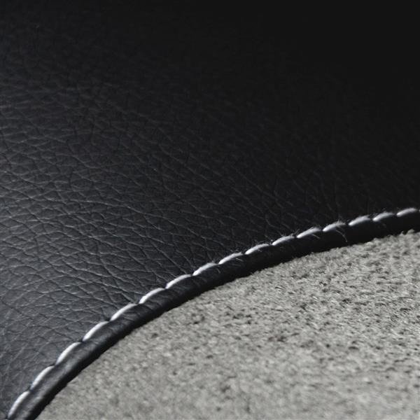 Ensemble: tapis de voiture en caoutchouc + housses de siège confectionnées  sur mesure pour Renault Clio IV Hayon (2012-2019) - Elegance - P-4