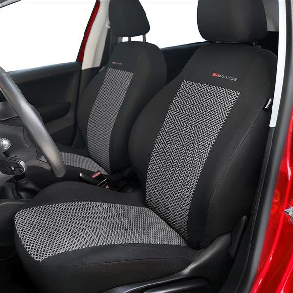 Housses de siège sur mesure pour Seat Ibiza IV 6J Hayon, SportCoupé,  Sportstourer (2008-2017) - housse siege voiture - couverture siege - Auto-Dekor  - Premium - gris gris
