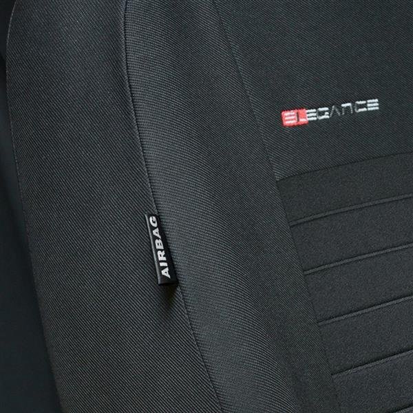 Ensemble: tapis de voiture en caoutchouc + housses de siège confectionnées  sur mesure pour Volkswagen Passat B6 SW (2005-2010) - Premium