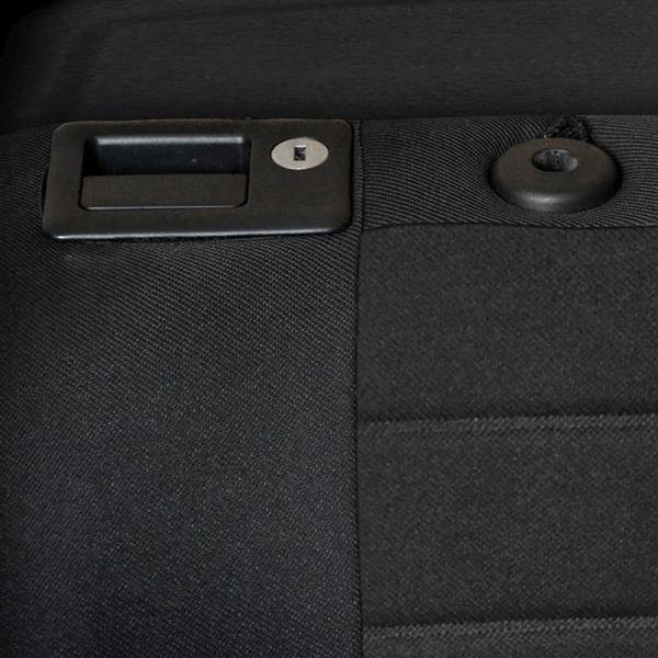 Housse de Siège Voiture En Cuir PU noir pour VW Golf Passat Tiguan Polo