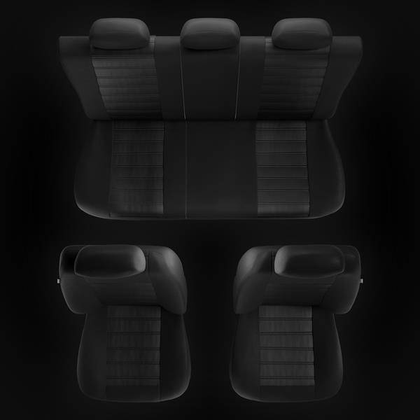 Housses de siège universelles pour Iveco Eurocargo (1991-2019) - housse  siege voiture universelles - couverture siege - noir - Auto-Dekor - Comfort  2+1 noir