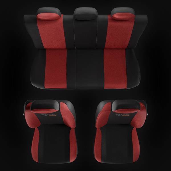 Housses de siège sur mesure pour Seat Ibiza IV 6J Hayon, SportCoupé,  Sportstourer (2008-2017) - housse siege voiture - couverture siege -  Auto-Dekor - Elegance - P-1 P-1