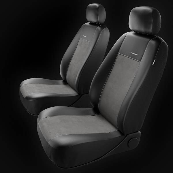 Housses de siège universelles pour Dacia Duster I, II (2010-2019) - housse  siege voiture universelles - couverture siege - gris - Auto-Dekor - Premium  - rozmiar B noir-gris