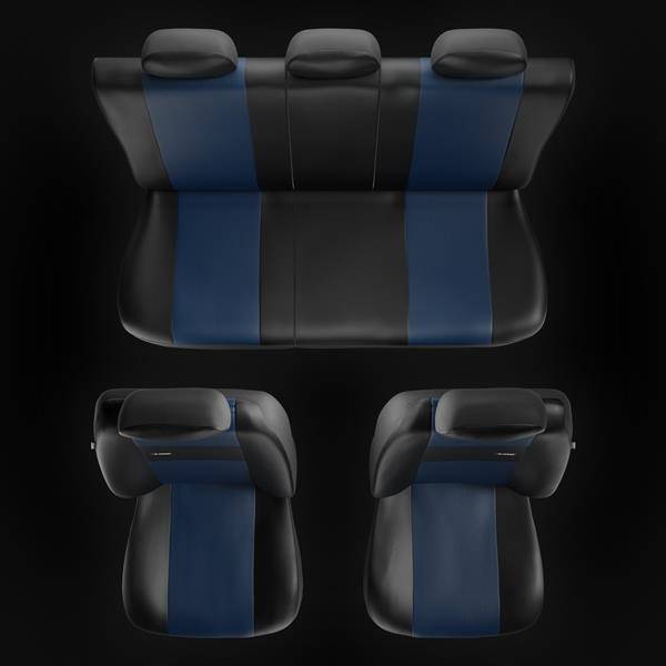 Housses de siège universelles pour Hyundai Coupe I, II, III (1996-2008) -  housse siege voiture universelles - couverture siege - bleu - Auto-Dekor -  X-Line Bleu