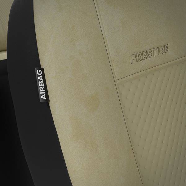 Housses de siège universelles pour Hyundai Elantra III, IV, V, VI, VII  (2000-.) - housse siege voiture universelles - couverture siege - beige  - Auto-Dekor - Prestige beige