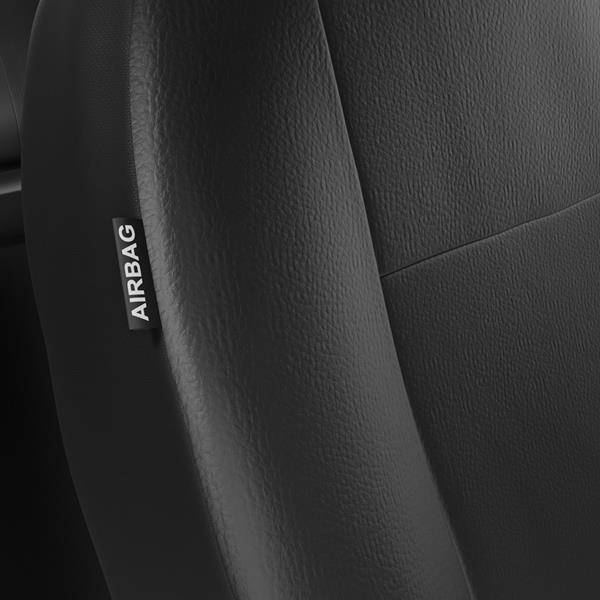 Housse De Siège Voiture Auto pour Hyundai Santa Fe I II III Elegance P4  Noir tissu de revetement/velours avec mousse set complet