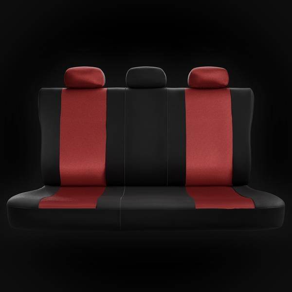 Housses de siège universelles pour Hyundai i20 I, II (2008-2019) - housse  siege voiture universelles - couverture siege - rouge - Auto-Dekor -  Elegance Rouge
